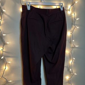 UNIQLO Women’s 2-Way Stretch Ankle-Length Brown Pants